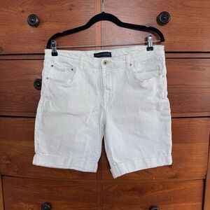 Tommy Hilfiger White Denim Shorts